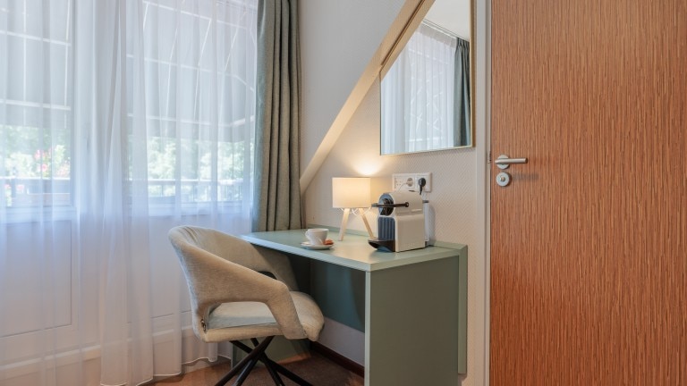 Eenpersoonskamer - Hotel 't Paviljoen