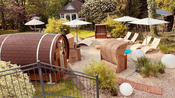 Tuin - Hotel Menzhausen