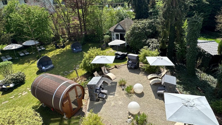Tuin - Hotel Menzhausen