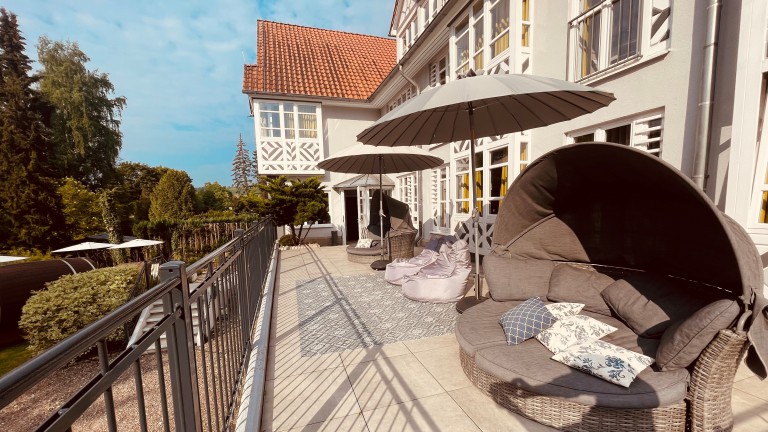 Terras - Hotel Menzhausen