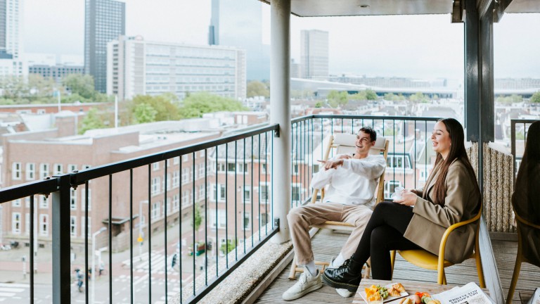 Balkon - Rotterdam Teleport Hotel