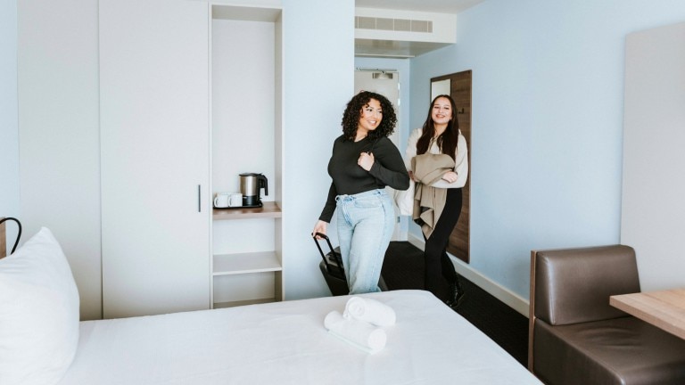 King room met stadszicht - Teleport Rotterdam Hotel