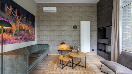 Woonkamer - Vakantiepark De Rimboe en De Woeste Hoogte