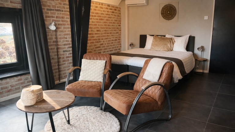 Studio met bubbelbad - De Kasteelboerderij