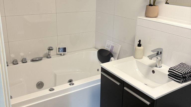 Studio met bubbelbad - De Kasteelboerderij