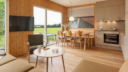 Woonkamer en keuken - Center Parcs Nordborg Resort Woonkamer en keuken - Center Parcs Nordborg Resort