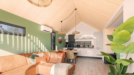 Woonkamer - Vakantiehoeve Si-Es-An Woonkamer - Vakantiehoeve Si-Es-An