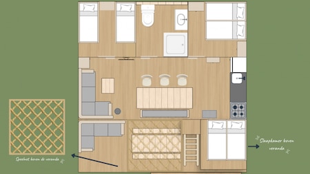 Plattegrond - Vakantiehoeve Si-Es-An Plattegrond - Vakantiehoeve Si-Es-An