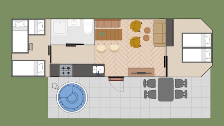 Plattegrond - Vakantiehoeve Si-Es-An Plattegrond - Vakantiehoeve Si-Es-An