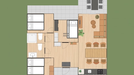 Plattegrond - Vakantiehoeve Si-Es-An Plattegrond - Vakantiehoeve Si-Es-An