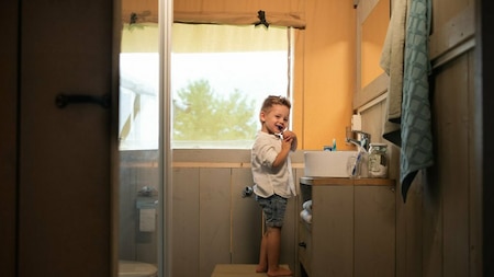 Badkamer - Vakantiehoeve Si-Es-An Badkamer - Vakantiehoeve Si-Es-An