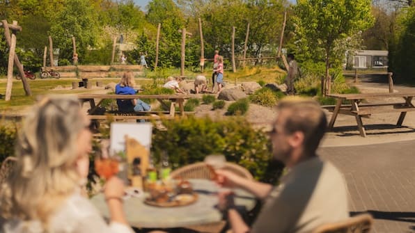 Terras - Vakantiehoeve Si-Es-An