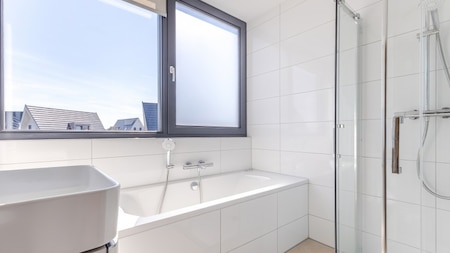 Badkamer - Landal de Strabrechtse Vennen Badkamer - Landal de Strabrechtse Vennen