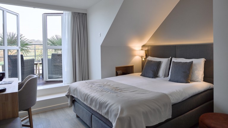 Tweepersoonskamer met terras - Hotel-Restaurant de Kommel