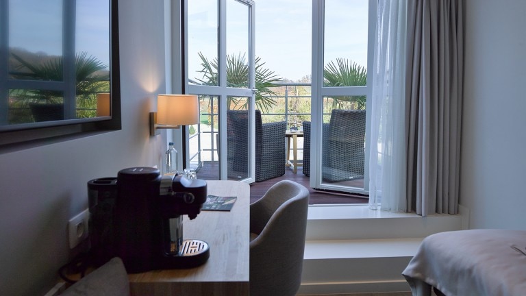 Tweepersoonskamer met terras - Hotel-Restaurant de Kommel