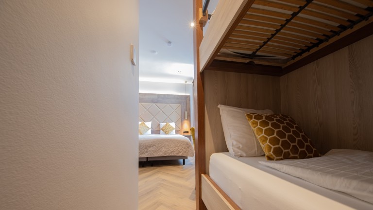 Comfort familiekamer met regendouche - Boutique Hotel Scheepers