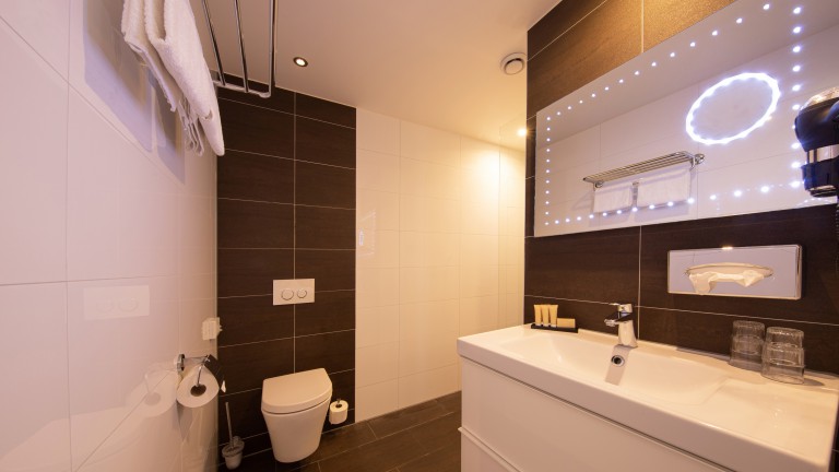 Comfort familiekamer met regendouche - Boutique Hotel Scheepers