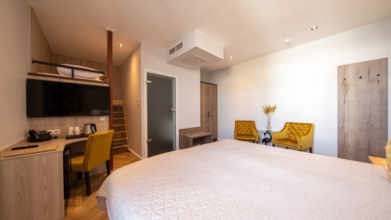 Comfort familiekamer met regendouche - Boutique Hotel Scheepers