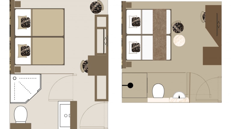 Plant leaf twin room