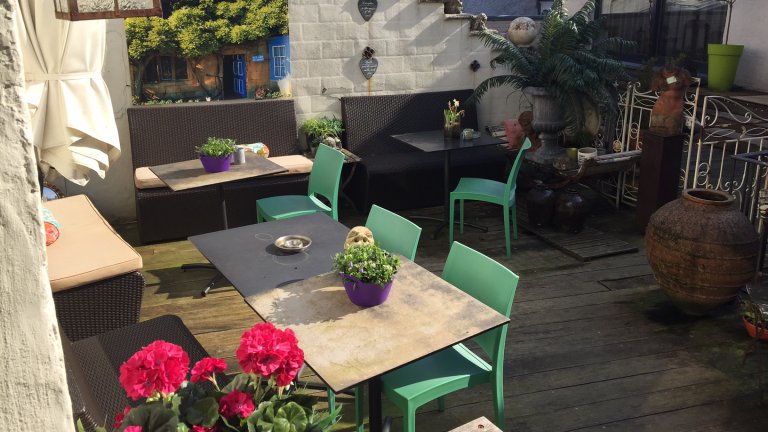 Terrasse - Bed and Breakfast Con Ampère