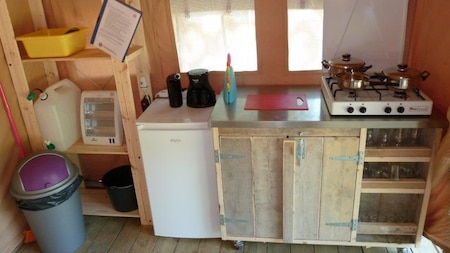 Verrijdbare keuken - Vodatent Camping Gorishoek