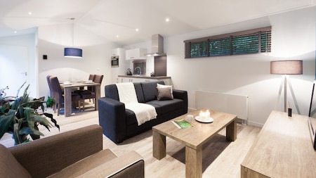 Woonkamer - Vakantiepark de Thijmse Berg Woonkamer - Vakantiepark de Thijmse Berg