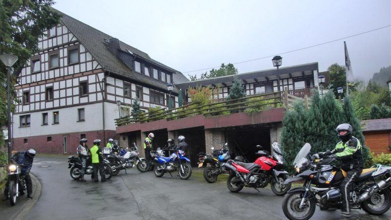 Motorrijders - Gasthof Zwilling