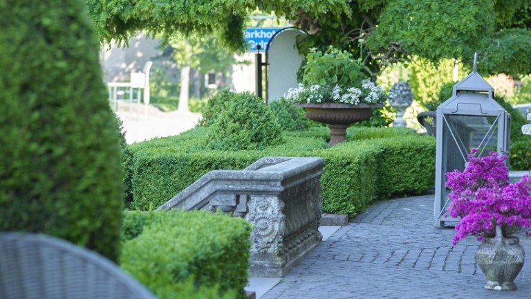 Terras - Romantik Parkhotel Het Gulpdal