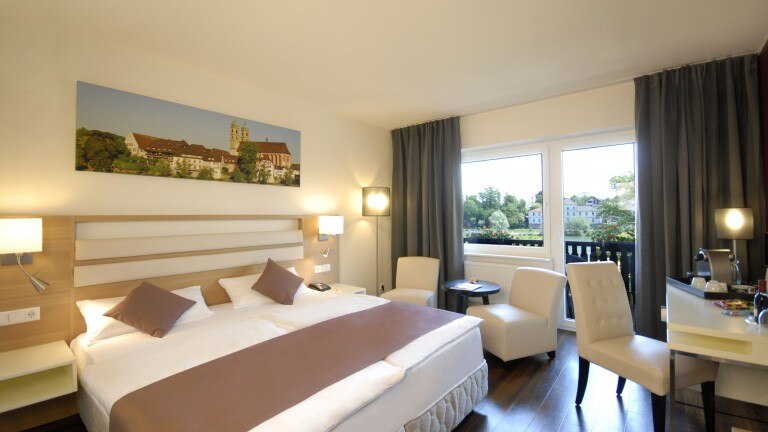 Standaardkamer Rijnzijde met balkon - Hotel Goldener Knopf